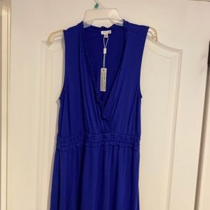 Royal blue casual dress with tags size M